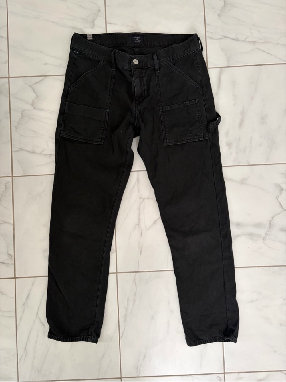 Citizens Of Humanity Leah Black Cargo Utility Pants